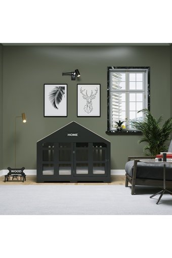 My Wood Home 1002 Ev İçi Ahşap Köpek Kulubesi