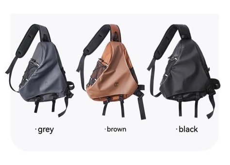 Tangcool Büyük Kapasiteli Crossbody Kahverengi Erkek Sırt Çantası