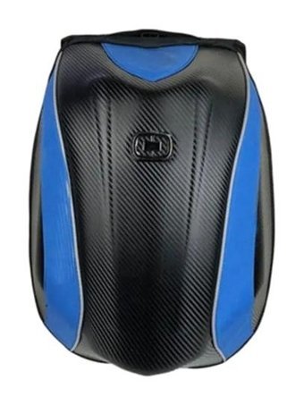 Mj Moto Mjb01 Karbon Fiber Su Geçirmez Mavi Erkek Sırt Çantası