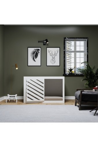 My Wood Home 1025 Ev İçi Ahşap Köpek Kulubesi
