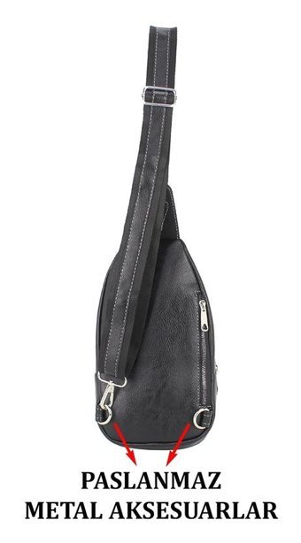 Case Club Bady Bag Çapraz Ve Siyah Erkek Sırt Çantası