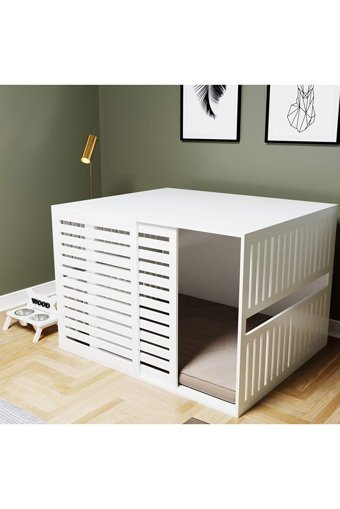 My Wood Home 1004 Ev İçi Ahşap Köpek Kulubesi