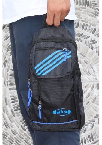 Bluefeet Svt Mk10 Su Geçirmez Kanvas Body Bag Siyah Erkek Sırt Çantası