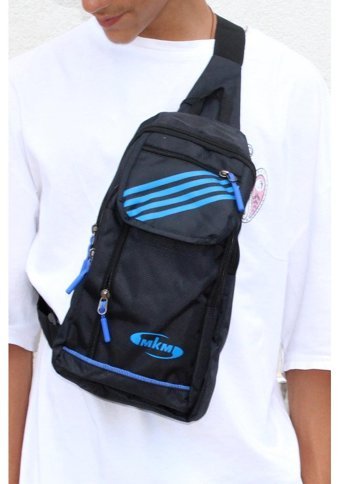 Bluefeet Svt Mk10 Su Geçirmez Kanvas Body Bag Siyah Erkek Sırt Çantası