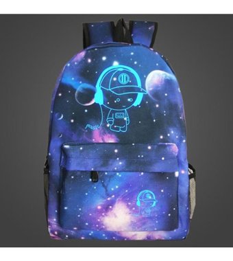 Eternal Luck Galaxy Anime Aydınlık Kadın Sırt Çantası