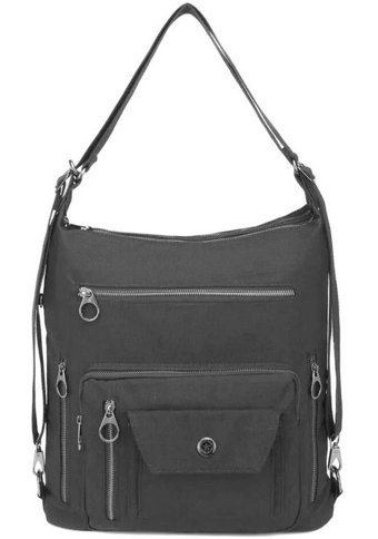 Smart Bags Siyah Mt 1205 Kadın Sırt Çantası