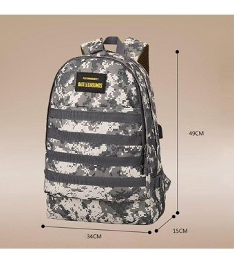 Generic Ma Laptop Kiselleştirilm Kamuflaj Günlük Seyahat Erkek Sırt Çantası Çok Renkli
