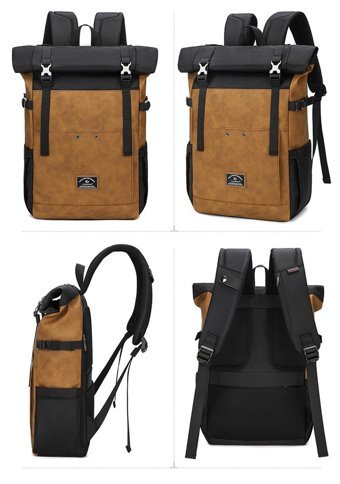 Wyanet Hespero Rolltop Seyahat Sarı Erkek Sırt Çantası