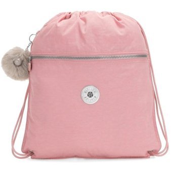 Kipling Supertaboo Büzgülü Yüzücü Pembe Brıdal Rose Kadın Sırt Çantası