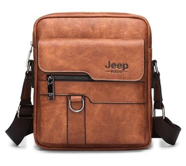 Generic Ekphero Suni Deri Vintage Crossbody Ofis İ Siyah Erkek Sırt Çantası