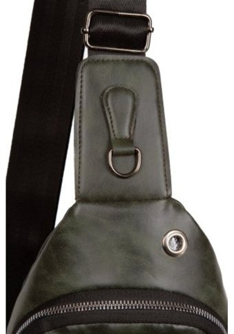 Newish Polo Body Bag Çapraz Ve Yeşil Suni Deri Erkek Sırt Çantası