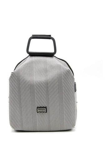 Silver & Polo Siyah Beyaz Siyah Nv771 Kadın Sırt Çantası
