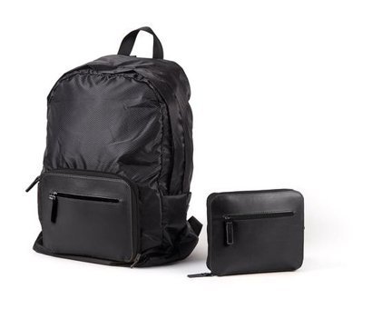 Lexon Packable Katlanabilir Siyah Erkek Sırt Çantası