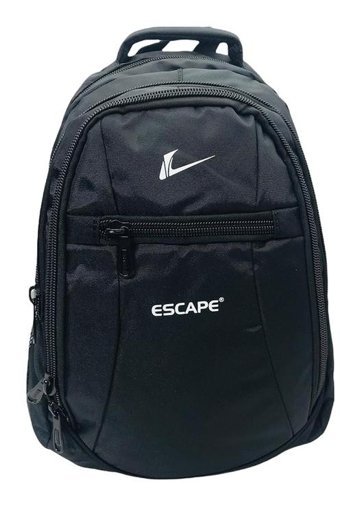 Necati 15.6 İnç Laptop Bölmeli Kumaş Siyah682 Erkek Sırt Çantası