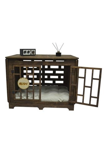 Tmwooden XXL Ev İçi Ahşap Köpek Kulubesi