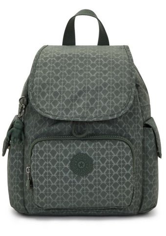 Kipling City Pack Mini Küçük Yeşil Sıgn Green Emb Kadın Sırt Çantası