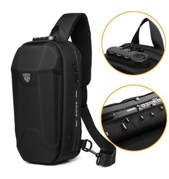 Ozuko 9321 Usb Şarj Portlu Rt Gri Erkek Sırt Çantası