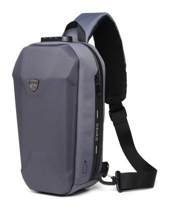 Ozuko 9321 Usb Şarj Portlu Rt Gri Erkek Sırt Çantası
