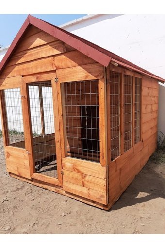 Arzu Wood AW62920 Dış Mekan Ahşap Köpek Kulubesi