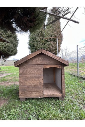 Modi Yalıtımlı Dış Mekan Ahşap Köpek Kulubesi