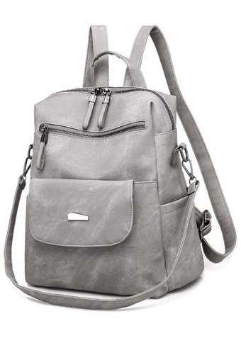 Kipling Zhenli Zl0290 Gri Çok Renkli Kadın Sırt Çantası