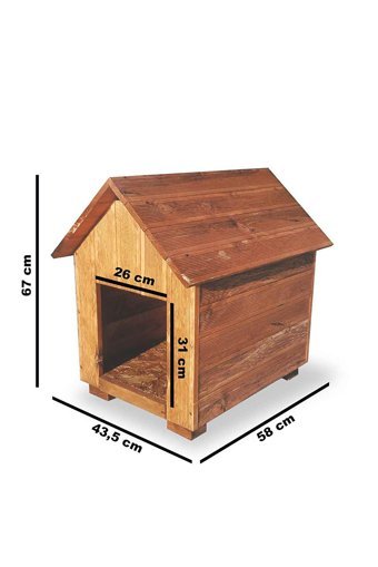 Weblonya Dış Mekan Ahşap Köpek Kulubesi