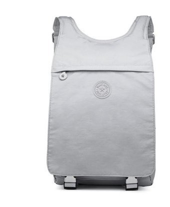 Smart Bags Orta Boy Krinkıl Kumaş 3114 A.Gri Açık Gri Kadın Sırt Çantası