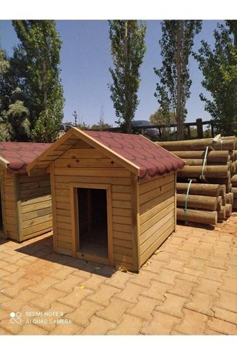 Semitaş Dış Mekan Ahşap Köpek Kulubesi