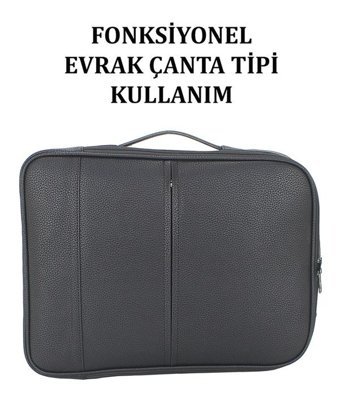 Case Club Fonksiyon Evrak Siyah Erkek Sırt Çantası