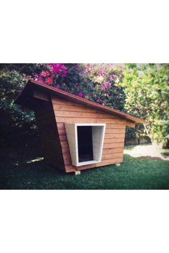 Latanwood KPK8 Dış Mekan Ahşap Köpek Kulubesi