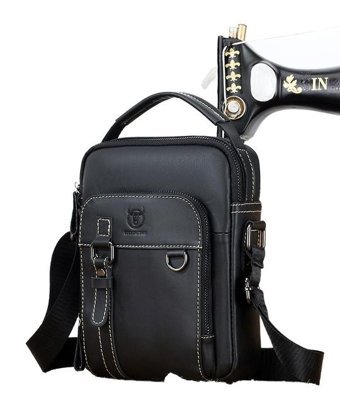 Bull Captan Moda Deri Crossbody Siyah Erkek Sırt Çantası