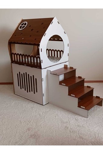Hobicim XXL Ev İçi Ahşap Köpek Kulubesi