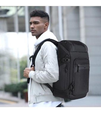 Ozuko 9630 Oxford Kumaş Gündelik Gri Erkek Sırt Çantası