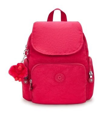 Kipling City Zip Mini Küçük Boy Pembe Confettı Pınk Kadın Sırt Çantası