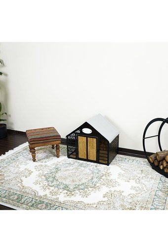 Colorfull Worlds Dış Mekan Ahşap Köpek Kulubesi