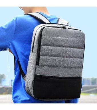 Generic Moda Eğlence Dizüstü Gri Erkek Sırt Çantası