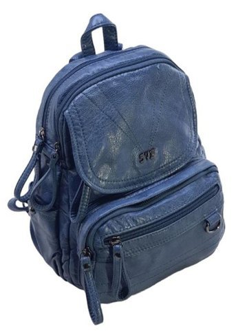 Baginn Y.S.Deri Mini Boy Vegan Deri 001 Vizon Kadın Sırt Çantası