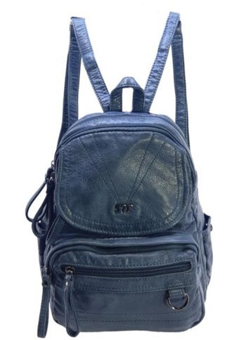 Baginn Y.S.Deri Mini Boy Vegan Deri 001 Vizon Kadın Sırt Çantası