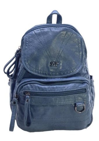 Baginn Y.S.Deri Mini Boy Vegan Deri 001 Vizon Kadın Sırt Çantası