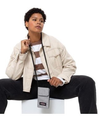 Eastpak Daller Pouch Sunday Mini Gri Erkek Sırt Çantası