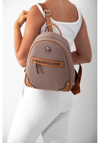 Silver & Polo Kum Camel Sp1063 Kum Camel Kadın Sırt Çantası