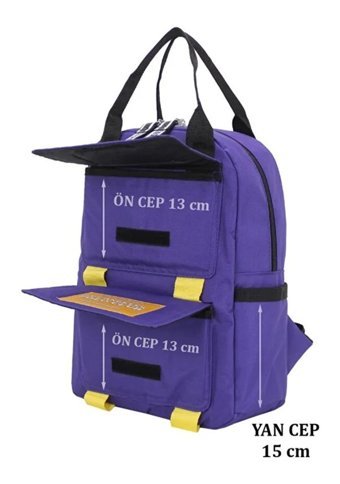 Chım Günlük Spor Outdoor Erkek Sırt Çantası Mor