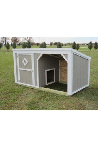 Latanwood KPK22 Dış Mekan Ahşap Köpek Kulubesi