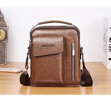 Eternal Luck Crossbody Erkek Haki Sırt Çantası - Açık Kahverengi