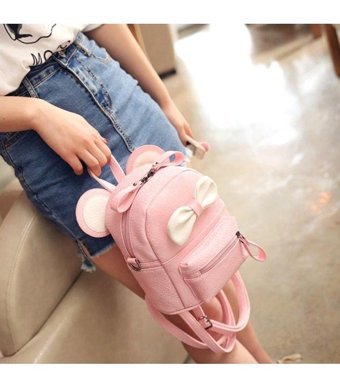 Generic Sevimli Yay Kadın Dayanıklı Crossbody Erkek Sırt Çantası Çok Renkli