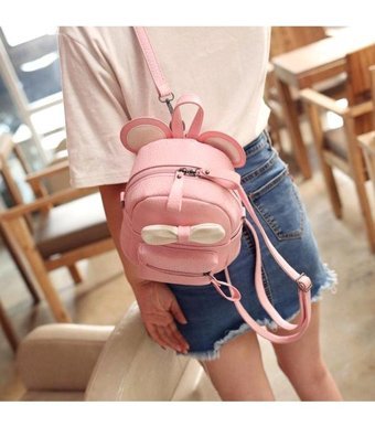 Generic Sevimli Yay Kadın Dayanıklı Crossbody Erkek Sırt Çantası Çok Renkli