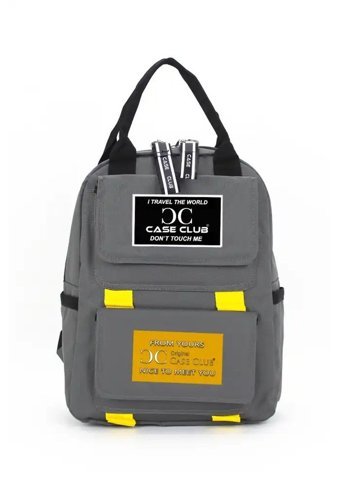 Case Club 860 Gri Günlük El Kadın Sırt Çantası