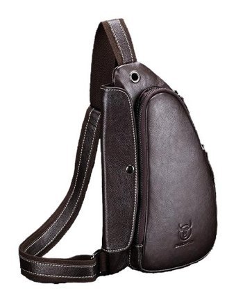 Bull Captan Moda Crossbody Erkek Sırt Çantası Koyu Kahverengi