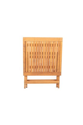 Lyptus Garden Katlanabilir Kare Ahşap 70x70 cm Kahverengi Kamp Masası