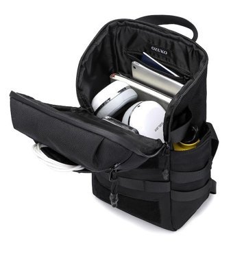 Ozuko 9738 Gündelik Su Geçirmez Crossbody Kamuflaj Erkek Haki Sırt Çantası